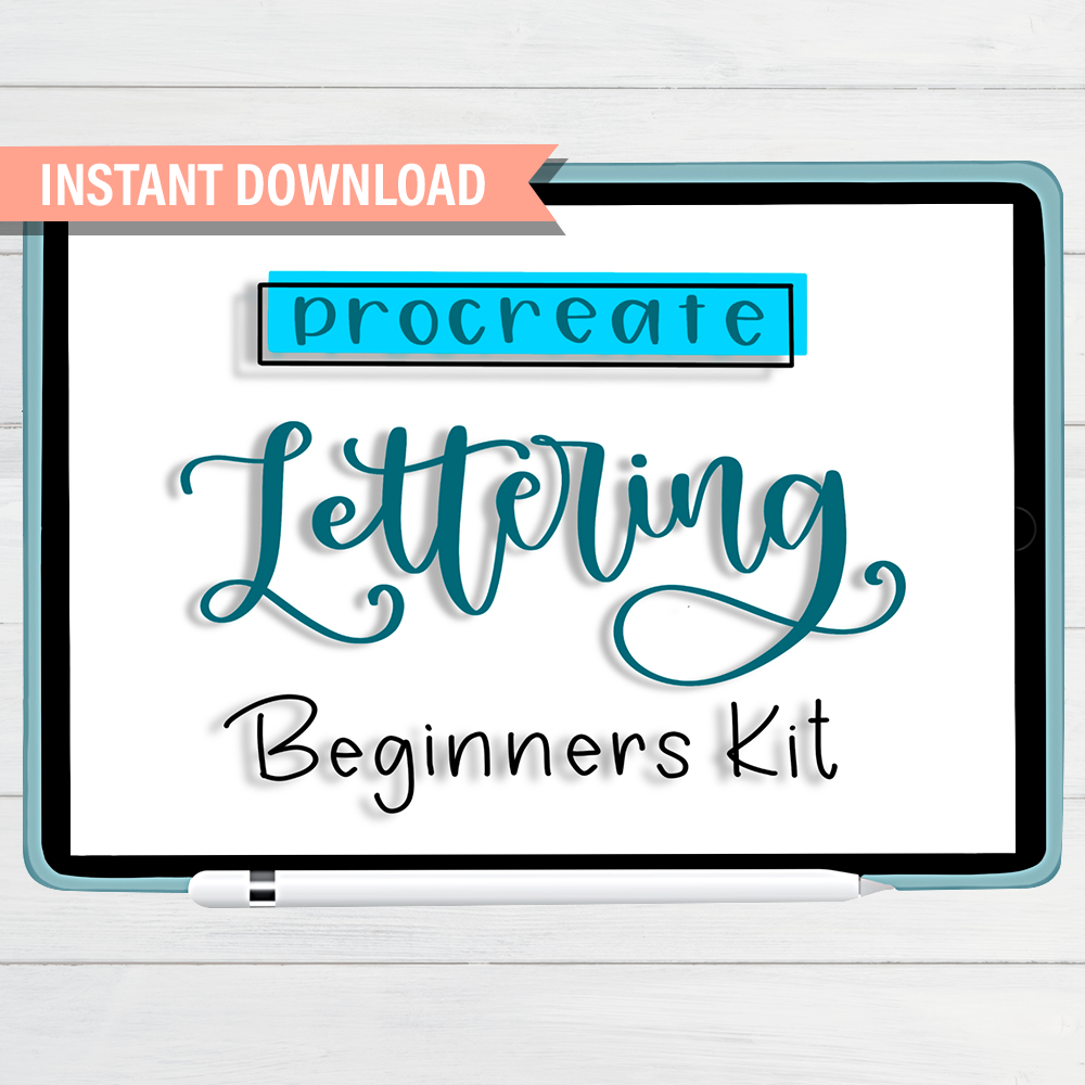 Procreate Lettering Beginners Kit – Blue Strawberry Studio