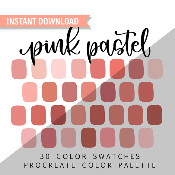 Pink Pastel Procreate Color Palette