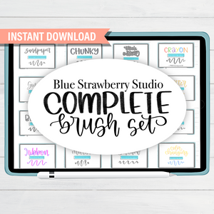 Blue Strawberry Studio COMPLETE BRUSH SET