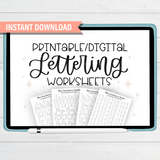 Printable/Digital Lettering Worksheets
