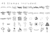 Card Maker Procreate Stamp Set
