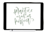 Smooth Procreate Lettering Brush